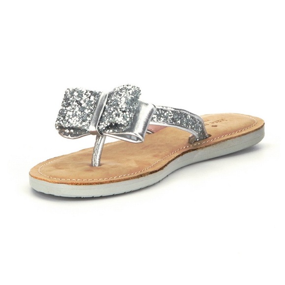 kate spade new york icarda glitter bow flip flops